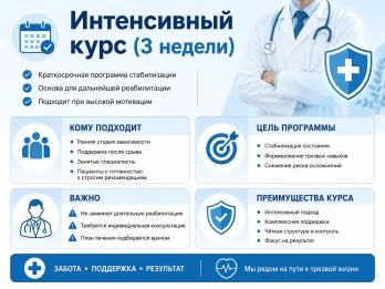 Реабилитация за 21 день в Новой Каховке